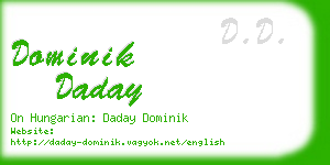 dominik daday business card